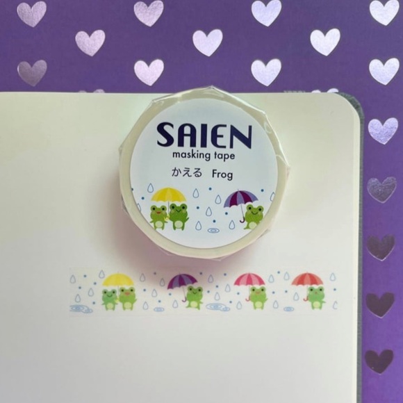 Saien Other - Frog washi tape